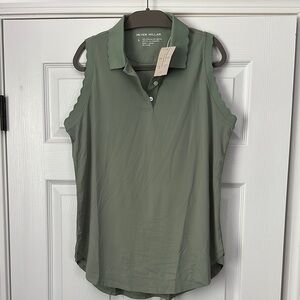 Peter Millar Green golf shirt